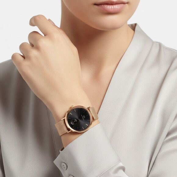 NWT Daniel Wellington Fashion Womens Quartz Steel Authentic Watch